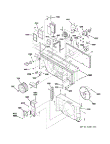 02 - Motor & Chassis Parts parts for Ge Air Conditioner AZ38H09DACM1 from AppliancePartsPros.com