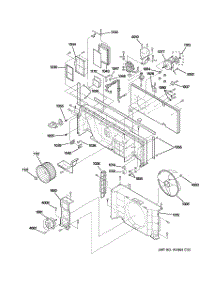 02 - Motor & Chassis Parts parts for Ge Air Conditioner AZ28E09EAPM1 from AppliancePartsPros.com