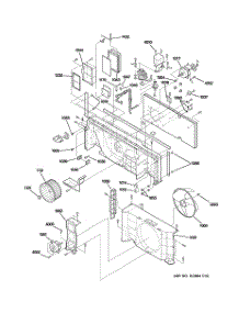 02 - Motor & Chassis Parts parts for Ge Air Conditioner AZ38H12DACM1 from AppliancePartsPros.com