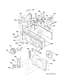 02 - Motor & Chassis Parts parts for Ge Air Conditioner AZ38H12EADM1 from AppliancePartsPros.com