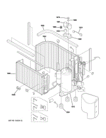 03 - Sealed System & Components parts for Ge Air Conditioner AJCS06LSBM1 from AppliancePartsPros.com