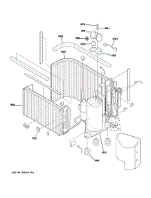 03 - Sealed System & Components parts for Ge Air Conditioner AJCS06LCBM1 from AppliancePartsPros.com