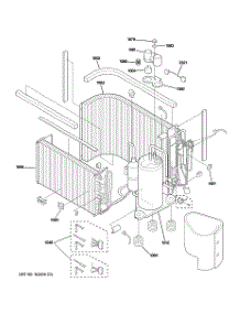 03 - Sealed System & Components parts for Ge Air Conditioner AJES12DCBM1 from AppliancePartsPros.com