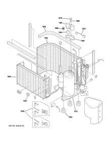 03 - Sealed System & Components parts for Ge Air Conditioner AJES06LSBM1 from AppliancePartsPros.com