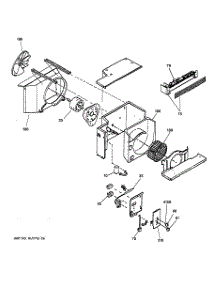 02 - Chassis Assembly parts for Ge Air Conditioner AVE18DBX1 from AppliancePartsPros.com