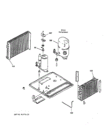 03 - Refrigerant Assembly parts for Ge Air Conditioner AVE18DBX1 from AppliancePartsPros.com