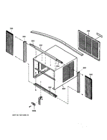 04 - Exterior Parts parts for Ge Air Conditioner AVE18DBX1 from AppliancePartsPros.com