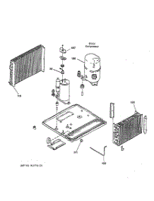 03 - Refrigerant Assembly parts for Ge Air Conditioner AVE15DBW1 from AppliancePartsPros.com