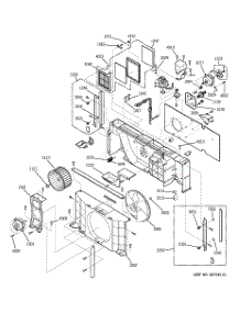 02 - Motor & Chassis Parts parts for Ge Air Conditioner AZ25E12D3CM1 from AppliancePartsPros.com