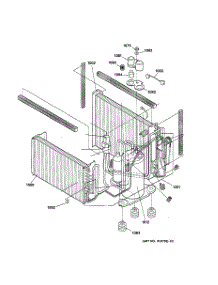 03 - Sealed System Components parts for Ge Air Conditioner AJCH10ACM1 from AppliancePartsPros.com