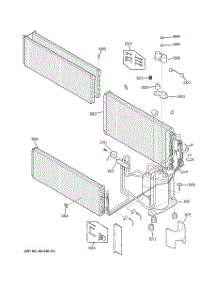 04 - Unit Parts parts for Ge Air Conditioner AZ35H09D3BM1 from AppliancePartsPros.com
