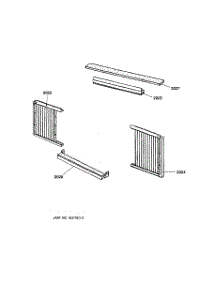 04 - Mounting Parts & Frame parts for Ge Air Conditioner AJCS06LZAM1 from AppliancePartsPros.com