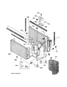 03 - Sealed System Components parts for Ge Air Conditioner AJHS10DCAM1 from AppliancePartsPros.com