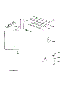 04 - Mounting Parts & Frame parts for Ge Air Conditioner AJES08ASAM1 from AppliancePartsPros.com