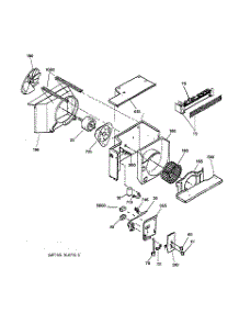 03 - Chassis Assembly parts for Ge Air Conditioner AVE18DAS2 from AppliancePartsPros.com
