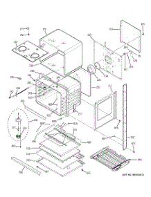 04 - Lower Oven parts for Ge Oven PT956DR1CC from AppliancePartsPros.com