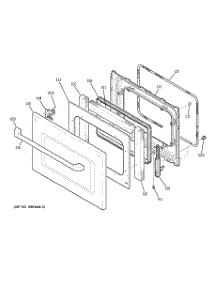 03 - Door parts for Ge Oven CT918ST1SS from AppliancePartsPros.com