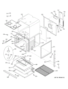 02 - Body Parts parts for Ge Oven JCKP30BM3BB from AppliancePartsPros.com