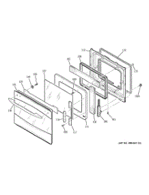 03 - Door parts for Ge Oven PCK916SR1SS from AppliancePartsPros.com