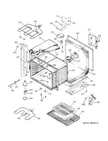 02 - Upper Body Parts parts for Ge Oven JTP47SC3SS from AppliancePartsPros.com
