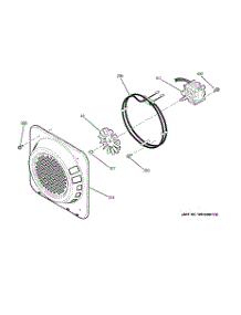 05 - Convection Fan parts for Ge Oven JK915SK1SS from AppliancePartsPros.com