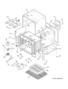02 - Upper Oven parts for Ge Oven JTP28BF6BB from AppliancePartsPros.com