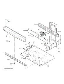 03 - Center Spacer parts for Ge Oven JTP28BF6BB from AppliancePartsPros.com