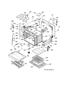 02 - Upper Body parts for Ge Oven JT950CA1CC from AppliancePartsPros.com
