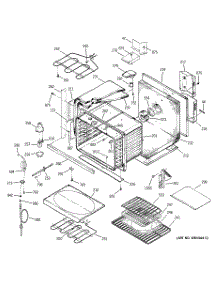 02 - Body Parts parts for Ge Oven ZET737BA4BB from AppliancePartsPros.com
