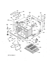 02 - Body Parts parts for Ge Oven JTP14WV2WW from AppliancePartsPros.com