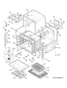 02 - Upper Oven parts for Ge Oven JT955BF8BB from AppliancePartsPros.com
