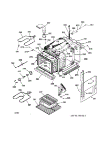 02 - Body Parts parts for Ge Oven JKS05BA1BB from AppliancePartsPros.com
