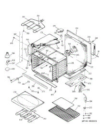 04 - Lower Body parts for Ge Oven ZET757WA4WW from AppliancePartsPros.com