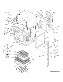 02 - Upper Oven parts for Ge Oven JK955SK3SS from AppliancePartsPros.com