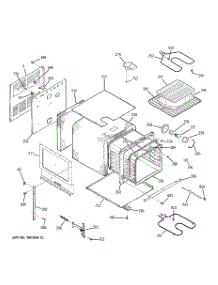 02 - Body Parts parts for Ge Oven JRS04BW6BB from AppliancePartsPros.com
