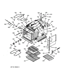 02 - Body Parts parts for Ge Oven JKP18AW1AA from AppliancePartsPros.com