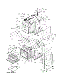 02 - Body Parts parts for Ge Oven JKP26GT1BB from AppliancePartsPros.com
