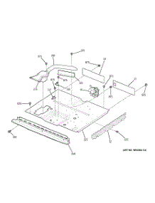 03 - Center Spacer parts for Ge Oven JK955BF3BB from AppliancePartsPros.com