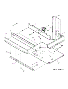 03 - Center Spacer parts for Ge Oven JTP56BD1BB from AppliancePartsPros.com