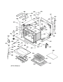 02 - Body Parts parts for Ge Oven ZET737BA2BB from AppliancePartsPros.com