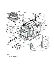 02 - Body Parts parts for Ge Oven JCKP15BA2BB from AppliancePartsPros.com