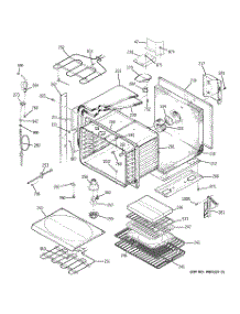 02 - Upper Body parts for Ge Oven JT950SA5SS from AppliancePartsPros.com