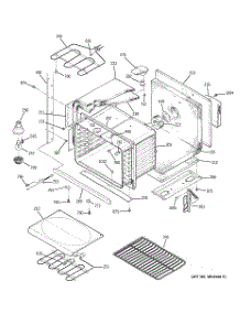 04 - Lower Body parts for Ge Oven JT950SA5SS from AppliancePartsPros.com