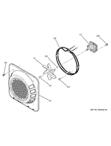 07 - Convection Fan parts for Ge Oven ZET757WD1WW from AppliancePartsPros.com