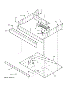 03 - Center Spacer parts for Ge Oven PT956BM1BB from AppliancePartsPros.com