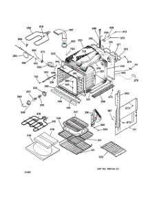 02 - Body parts for Ge Oven JK910CA1CC from AppliancePartsPros.com