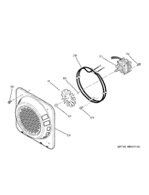 05 - Convection Fan parts for Ge Oven JT912WF1WW from AppliancePartsPros.com