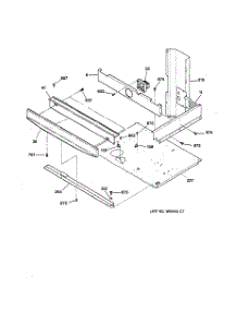 03 - Center Spacer parts for Ge Oven JT950SA3SS from AppliancePartsPros.com