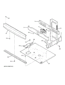 03 - Center Spacer parts for Ge Oven JTP28BF7BB from AppliancePartsPros.com