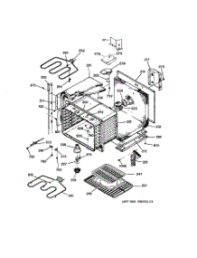 02 - Upper Body parts for Ge Oven JTP47SC1SS from AppliancePartsPros.com